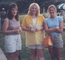 Bev (Kercher) Burge, Mindy (Snyder) Hinnershitz and Jody (Brigel) Daniels