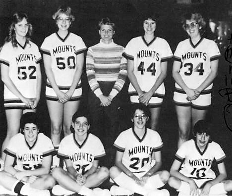 1985 Varsity Girl Basketball team feating Diane Churan and the Twin Towers!