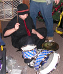 Jayme Hinnershitz drumming, 2006