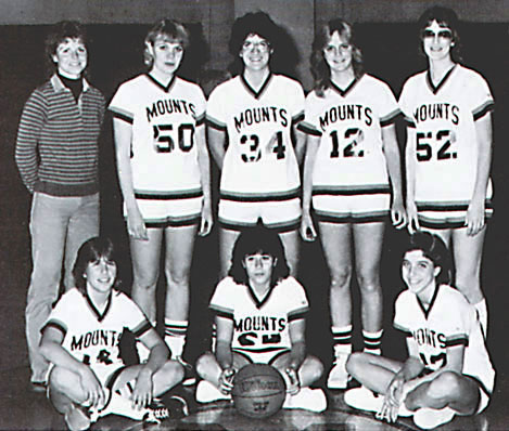 1984 Mt. Penn Girls Varsity Basketball team featuring Diane Churan!